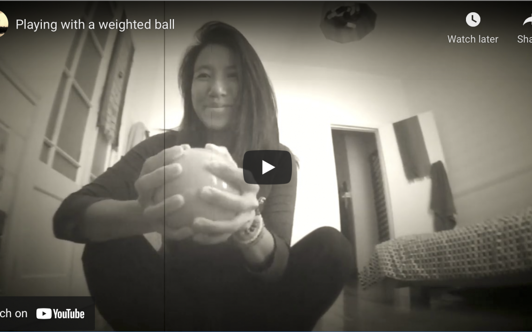 Playing with a weighted ball