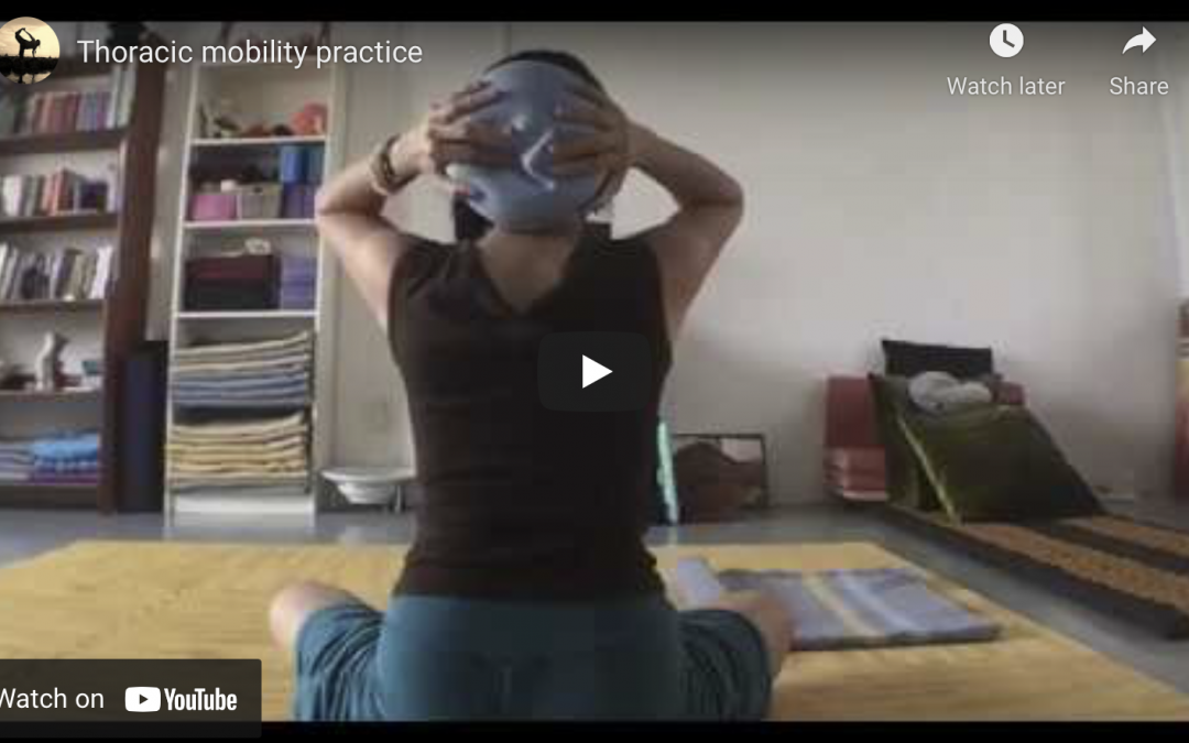 Thoracic mobility practice